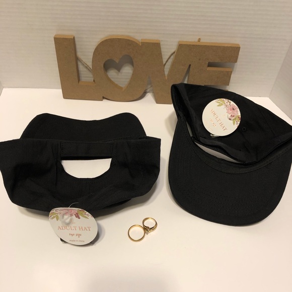 2 Bridesmaid caps, Bride Tribe baseball caps NWT - Picture 4 of 4